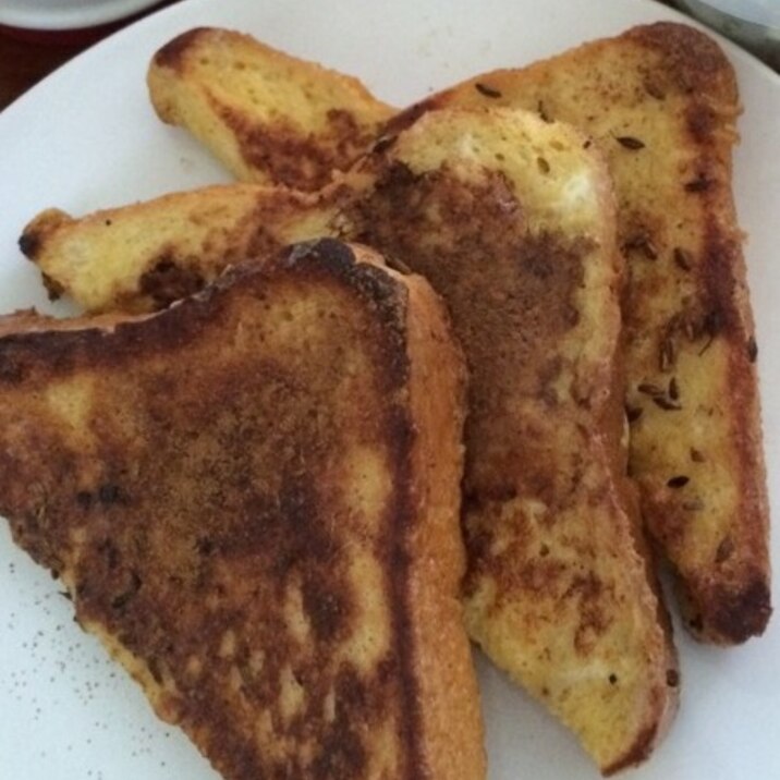 甘くない!インド風スパイスフレンチトースト
